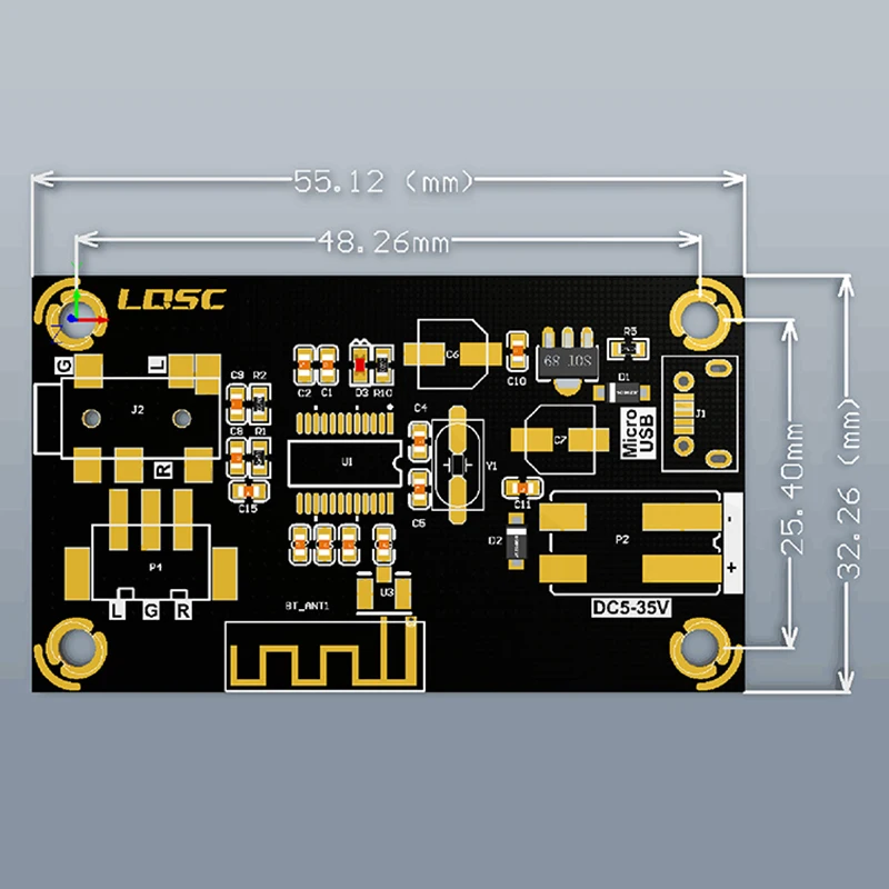 MACGARSEN MP3 Bluetooth декодер доска 4,2 Сделай Сам спикер Аудио Усилитель мощности доска модифицированный неразрушительный автомобильный модуль приемника