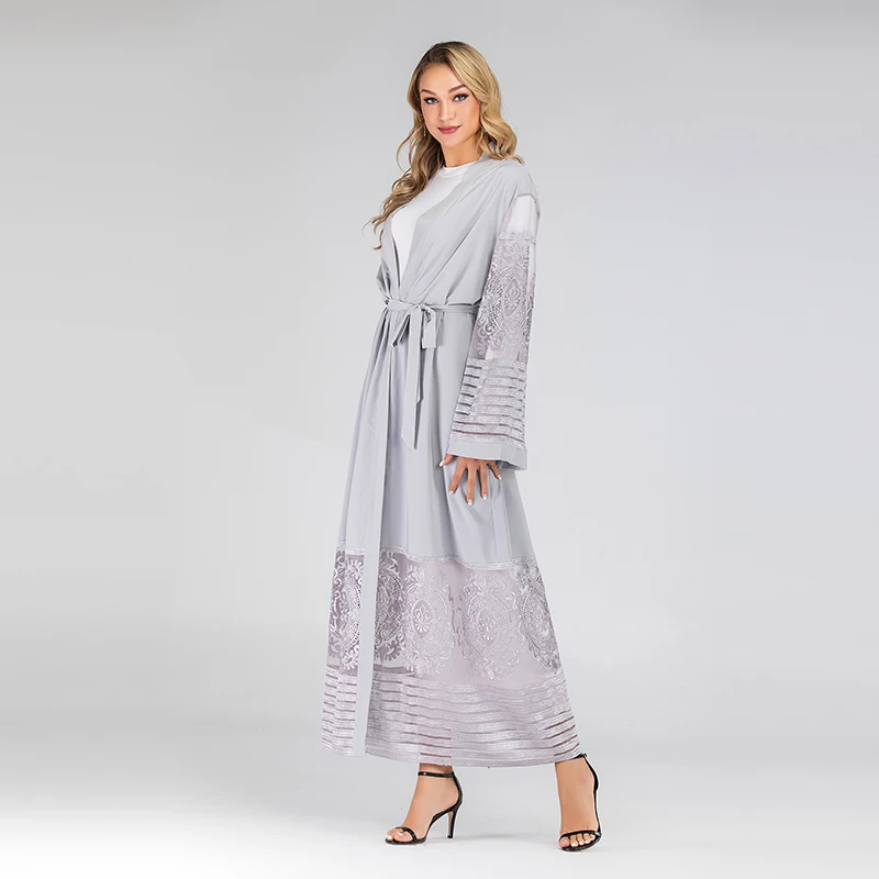 Кимоно Рамадан abaya Robe Femme пальто Дубаи женские мусульманские платья кафтаны