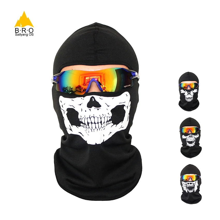 Skull Face Mask Winter Masks Bandana Snowboard Balaclava Biker Neck