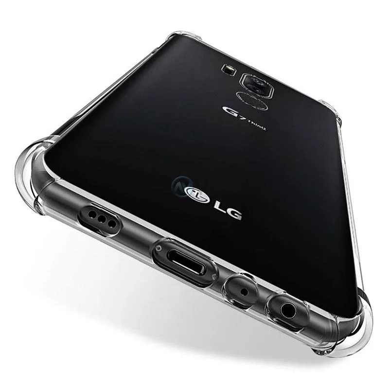 Phone Case Phone Protector Cover For LG G7 V50 ThinQ etc. TPU Transparent soft back cover case