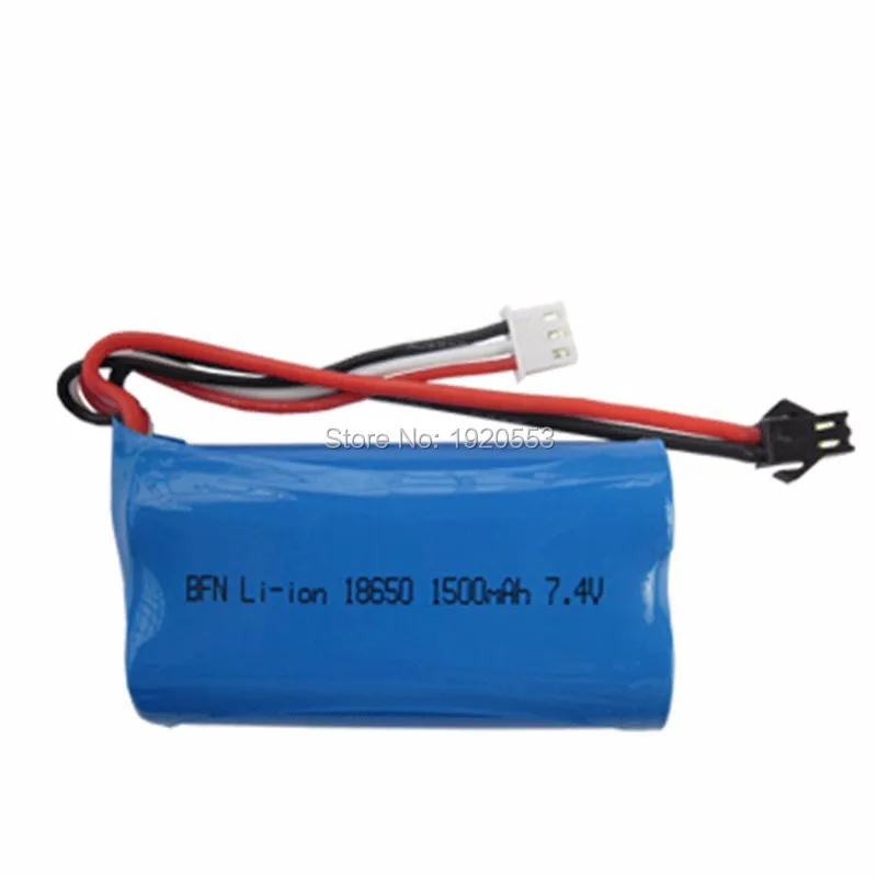 Batterie LiPo 7.4V 5200mAh 15C avec connecteur SM et JST, prête pour RC
