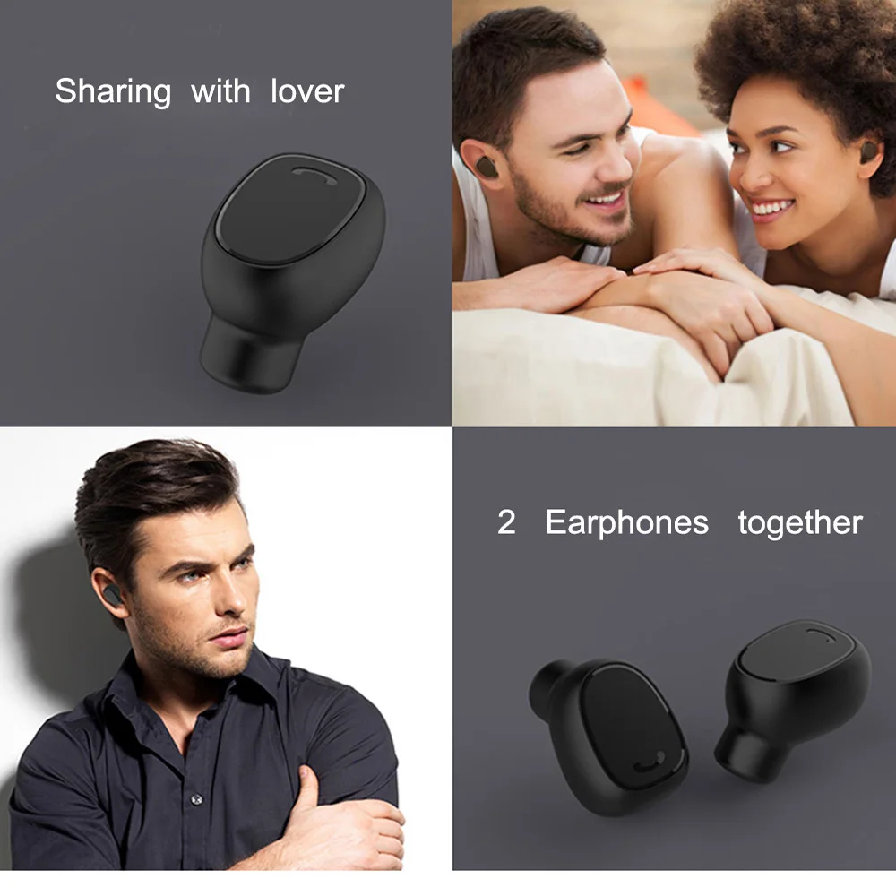 Wireless Earphone X1 Tws 5.0 Bluetooth Casque Sans Fil Stereo Earbuds Bluetooth Earphones  Handsfree Earpiece Wireless Headset  (5)