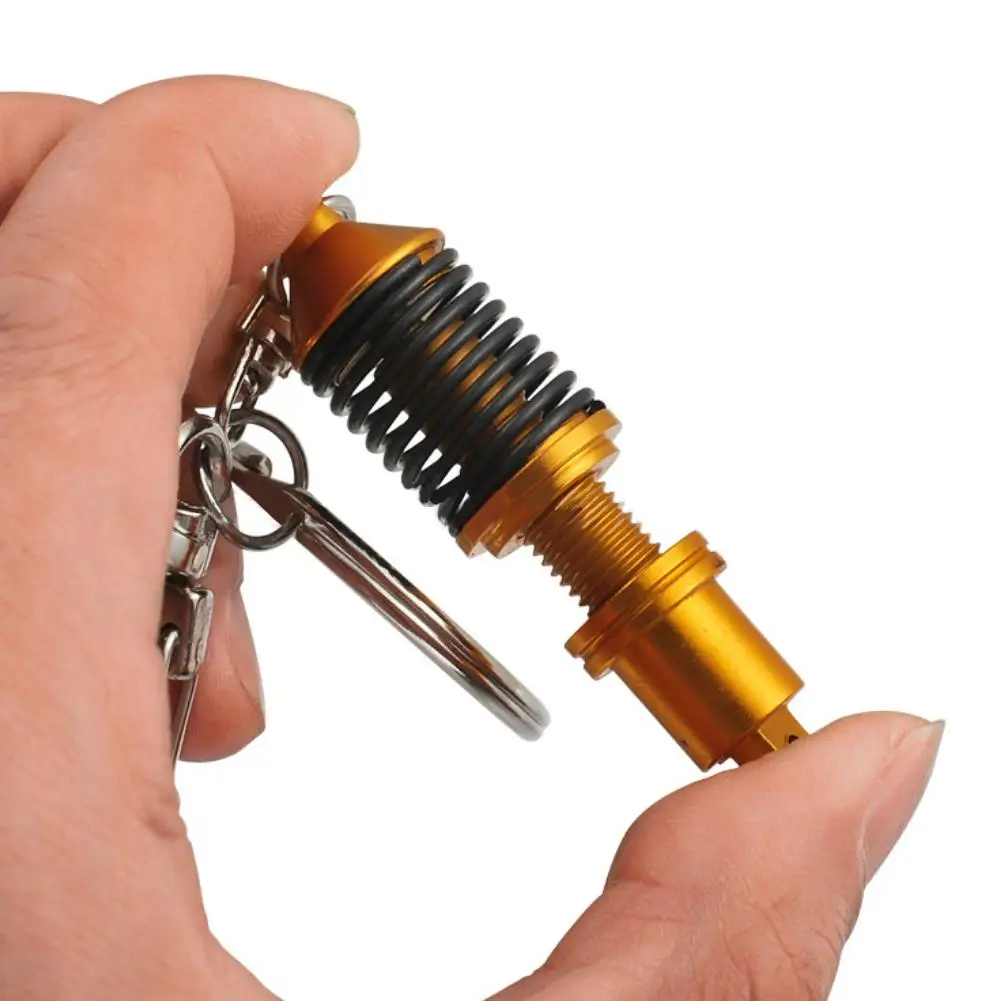 

Adjustable Coilover Spring Car Part Shock Absorber Key Ring Metal Key Chain