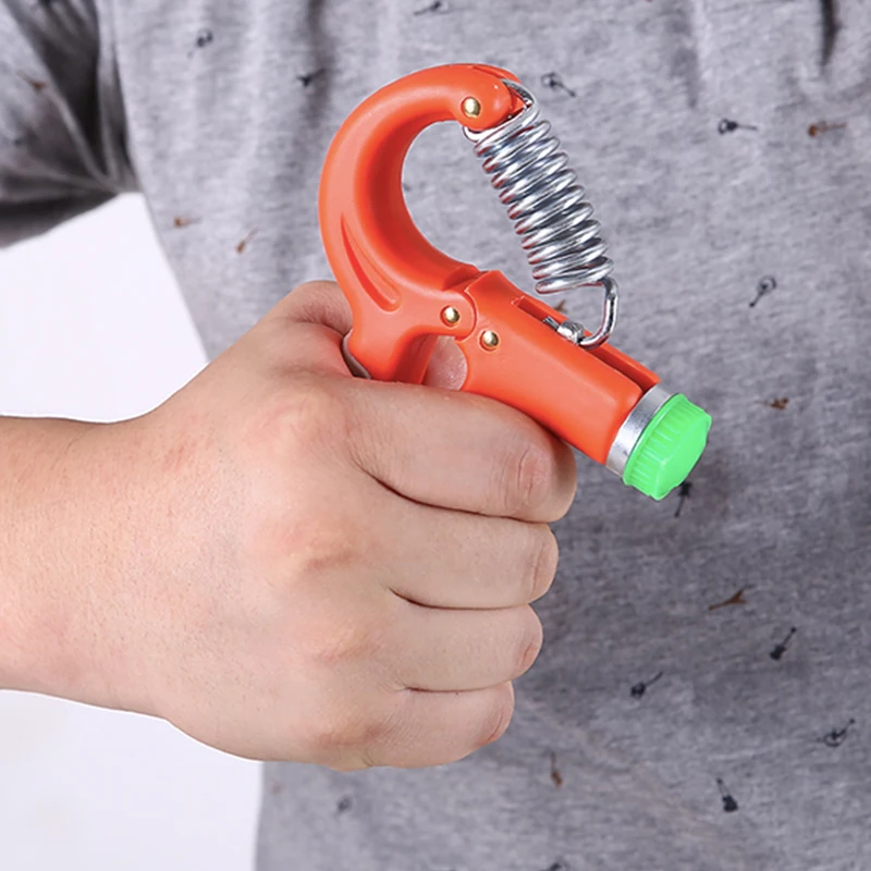 Plastic Adjustable Hand Grip Fitness Pinch Meter Portable Hand Expander Hand Gripper Exerciser Tool Drop Shipping Unisex Black