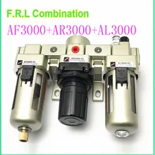 AC3000-02 AC3000-02D AC3000-03 AC3000-03D Pneumatic Air Filter Regulator Combination F.R.L Three Union Air Source Treatment AC3000-02 AC3000-02D AC3000-03 AC3000-03D Pneumatic Air Filter Regulator Combination F.R.L Three Union Air Source Treatment