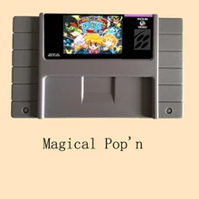 Магический Pop'n 16 бит большой серый игровая карта для США NTSC игровой плеер