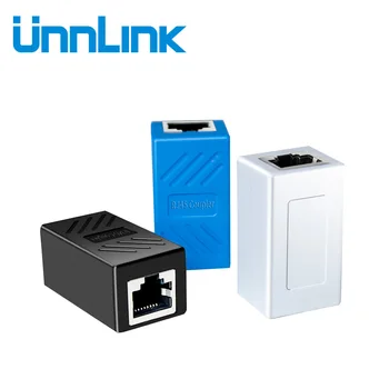 

Unnlink RJ45 Network Coupler Female to Female CAT5E/CAT6 Long Distance Network Ethernet LAN Connector Adapter Black/Blue/White