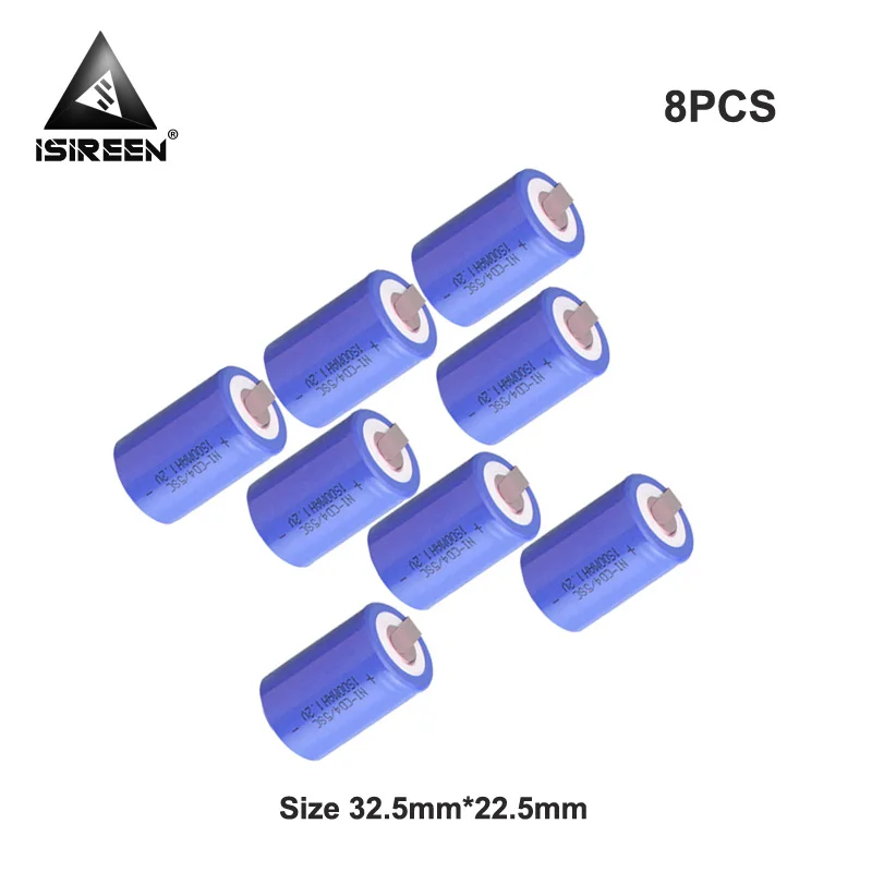 8PCS 1500mAh 4/5 SC Ni-CD батареи 1,2 V аккумулятор Электрический аккумулятор Subc Ni CD - Цвет: 8PCS