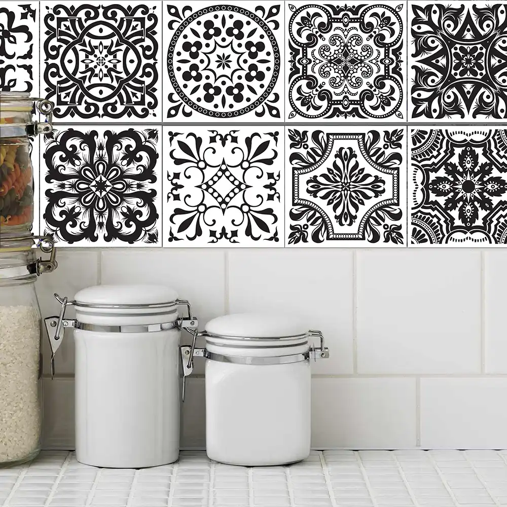 13059 Tile Stickers-Tile Sheet-Furniture sticker-Mediterranean-Lemon-limonum