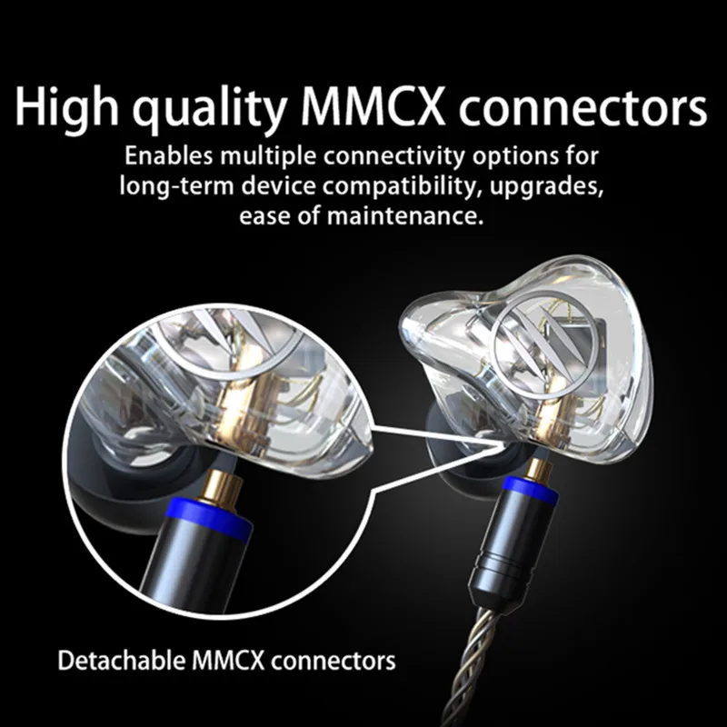 BGVP DM7 6 Balanced armature In-Ear Earphone Metal