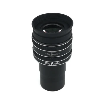 

5mm Telescope Planetary Eyepiece Lens for Astronomy Reflector Refractor 1.25" Interface 58 Degree Wide-Angle View