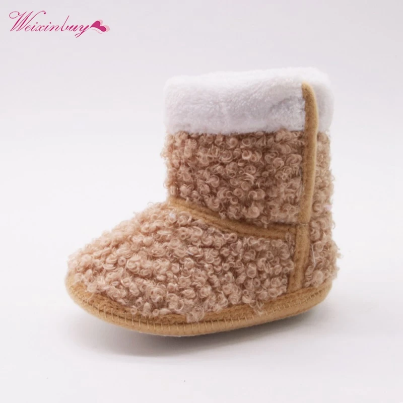 Ботинки для маленьких девочек; детская обувь для обучения и прогулок; сезон осень-зима; Толстая Теплая обувь; модная детская обувь