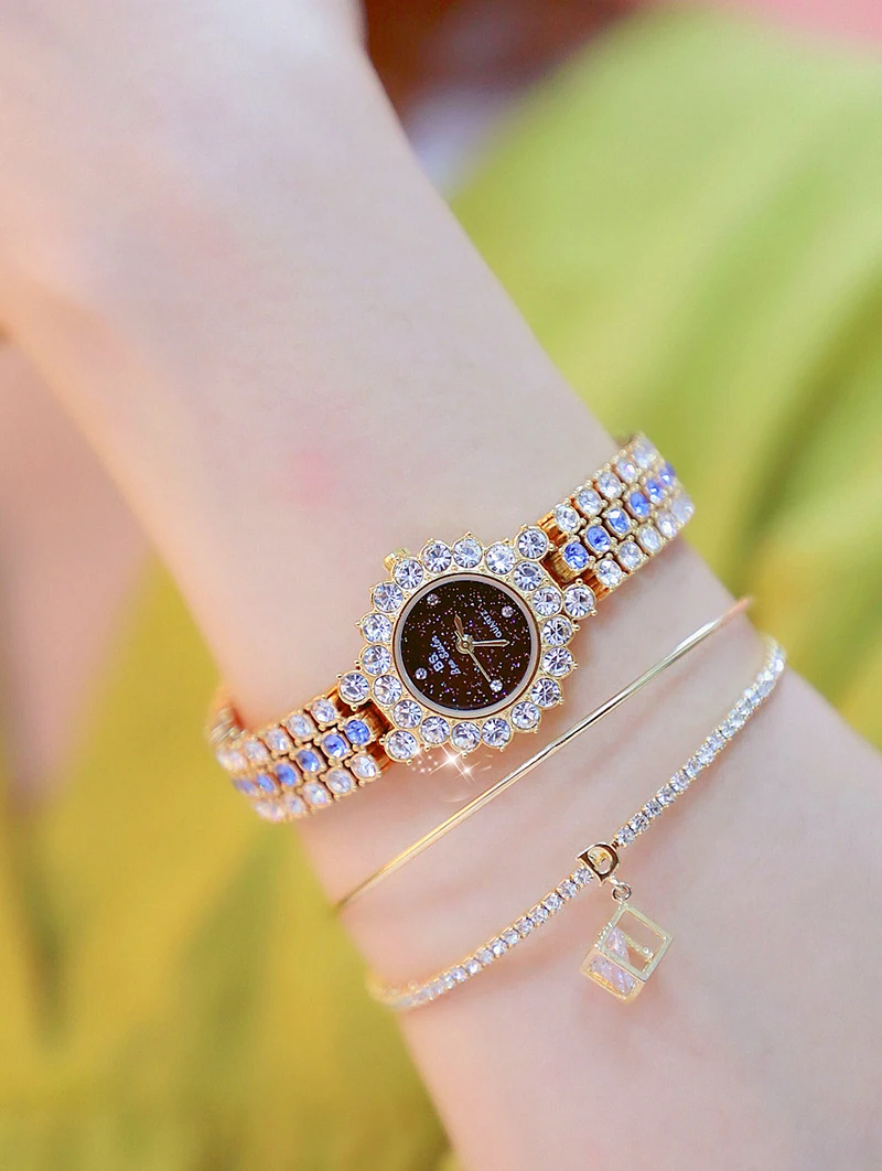 Женские часы известных брендов класса люкс с кристаллами и бриллиантами из нержавеющей стали маленькие женские часы для женщин наручные часы Relogio Feminino
