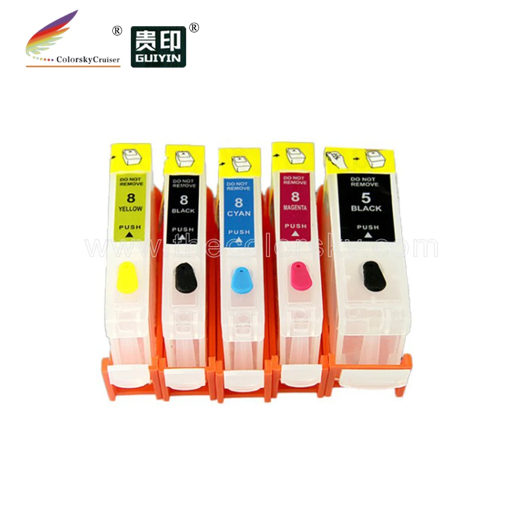 (RCC5/8) многоразовый чернильный картридж для Canon PGI5 CLI8 iP6600D iP6700D iX4000 iX5000 MP500 MP510 MP530|ink