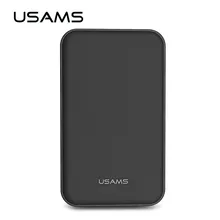 USAMS 10000 мАч US-CD15 Dual USB мобильный телефон Зарядное устройство кожа зерна 5 В 2A Быстрая зарядка Мощность банк ABS внешний Мощность резервного копирования