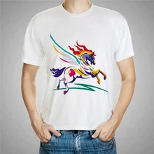 Summer Style 3D Horse T Shirt Men Hot Style T-Shirt men’s T Shirts Tops unicorn horse animal owl deer cat Lions t shirt 61-21#