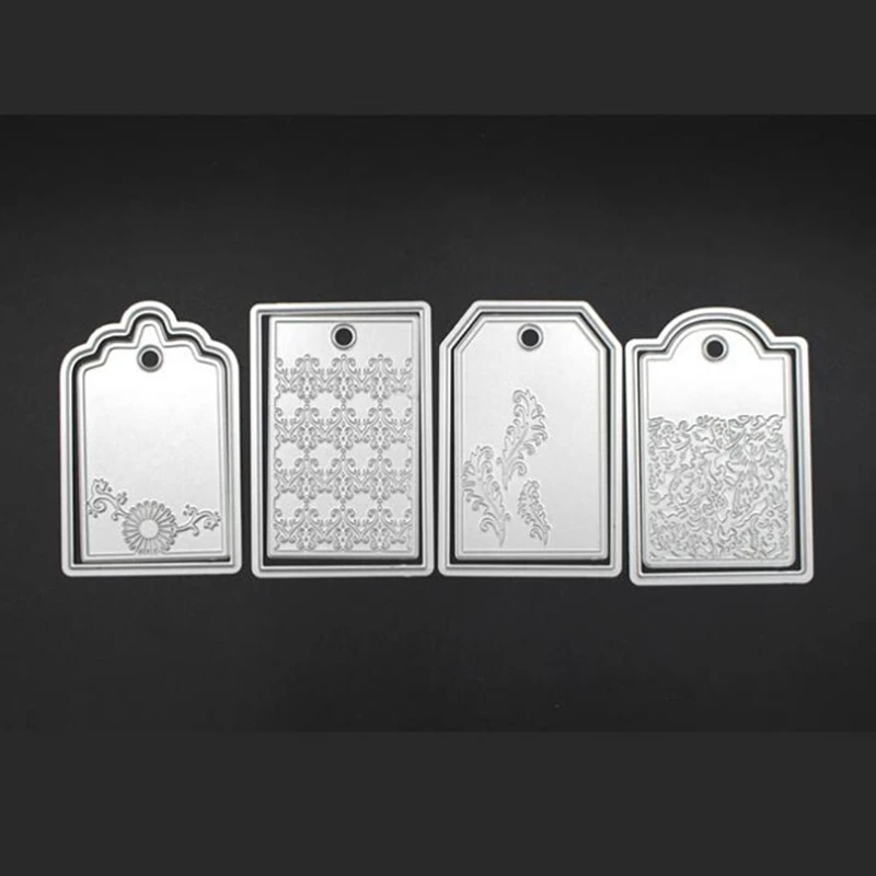 

YINISE Metal Cutting Dies For Scrapbooking Stencils Tags DIY Album Cards Decoration Embossing Folder Die Cutter Template Mold