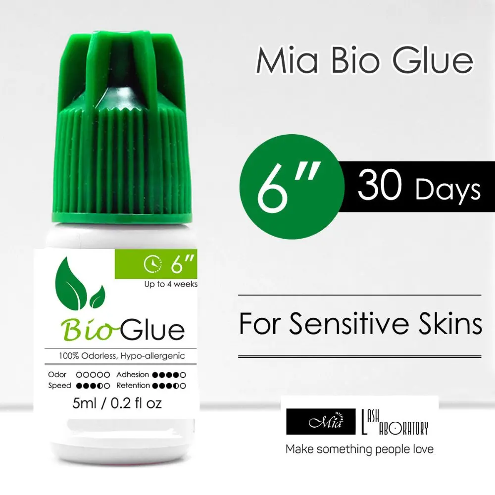 Mia Bio Hipoalergênico Cílios Extension Cola Adesiva para a Pele Sensível Pode Ser Aplicado com a Abertura dos Olhos 7 pode ser aplicado com abertura de olho