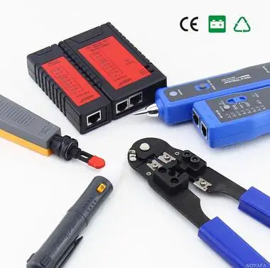 Free shipping, Noyafa NF-1107 Network Toolkits with Non-contact Voltage Detector Used for identify hot and neutral conductors