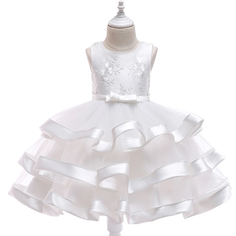 Коллекция года, костюм принцессы Детские платья для девочек праздничное платье с цветочным рисунком для девочек Элегантное свадебное платье для девочек 3-10 лет