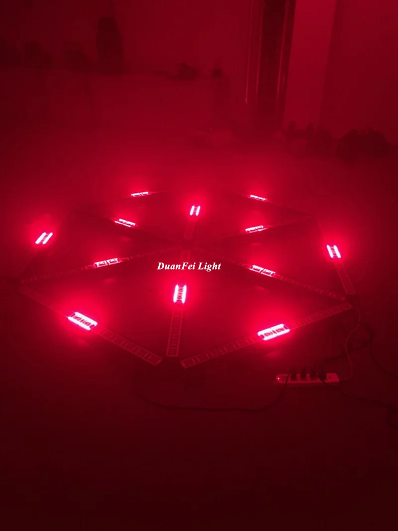 6 шт./лот 14x3 Вт теплый белый светодиодный луч dmx Автоматическая RGB led настенная шайба луч Бар Диско dj led бар стробоскоп пиксель cветодиод RGB