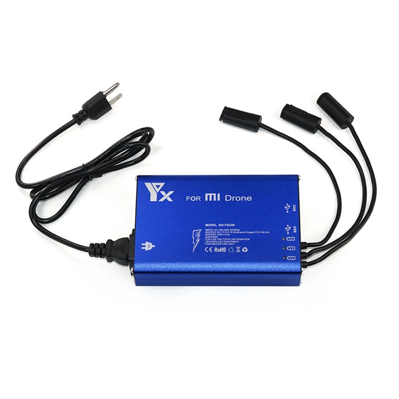 

New 5 in 1 Parallel Power Hub Intelligent Battery Charger For XIAOMI MI Drone Futural Digital jiu7