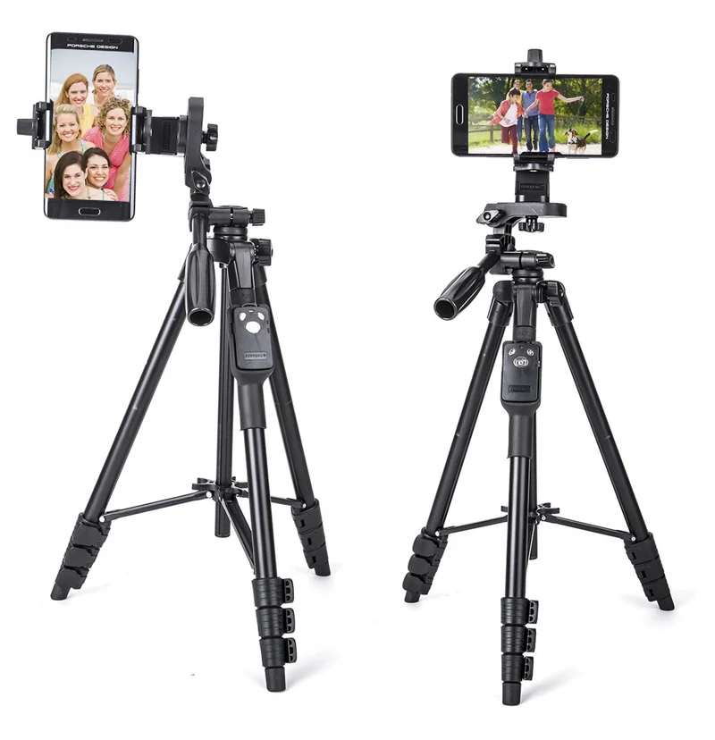 

Yunteng 5218 Self Stick Portable Camera Tripod Bluetooth Remote Controller + Adjustable Clip for Photograph Camera Phone