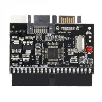 

2 In 1 IDE to SATA/SATA to IDE Adapter Converter Support Serial ATA 40pin IDE port Serial ATA port 4 pin power connector QJY99