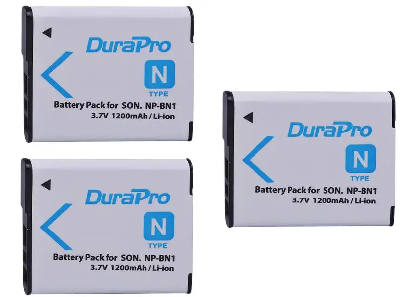 

3PCS NP-BN1 NP BN1 Battery for Sony Cyber-shot DSC-W510 DSC-W520 DSC-W530 DSC-W550 DSC-W560 DSC-W570 DSC-W580 DSC-W610 WX5 WX7