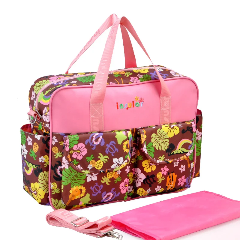 Baby Nappy Durable Bags Large Diaper Multifunction Handbag Waterproof Tote Mummy Messenger Baby Stroller Maternity Bag BB6051 (3)