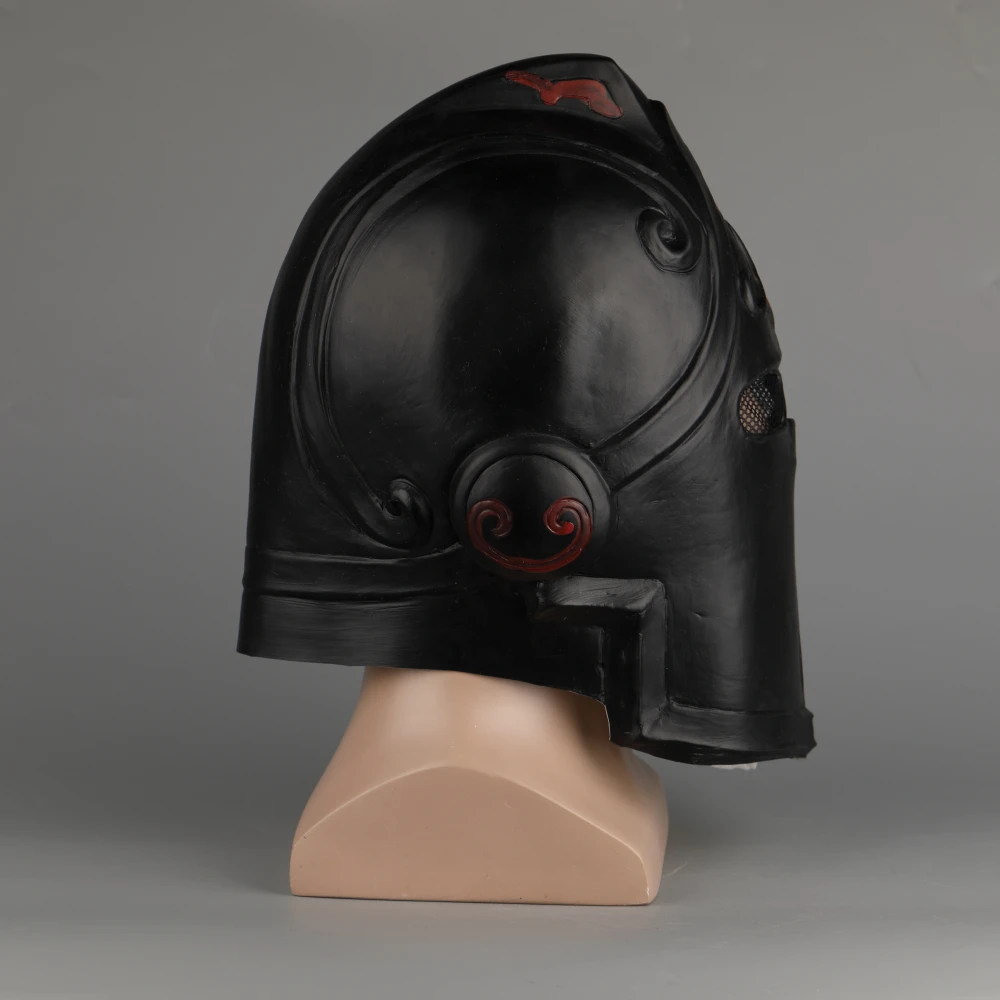Game Fortniter Mask Cosplay Black Knight Legend Orange Skin Masks Latex Halloween Party Prop Dropshipping (39)