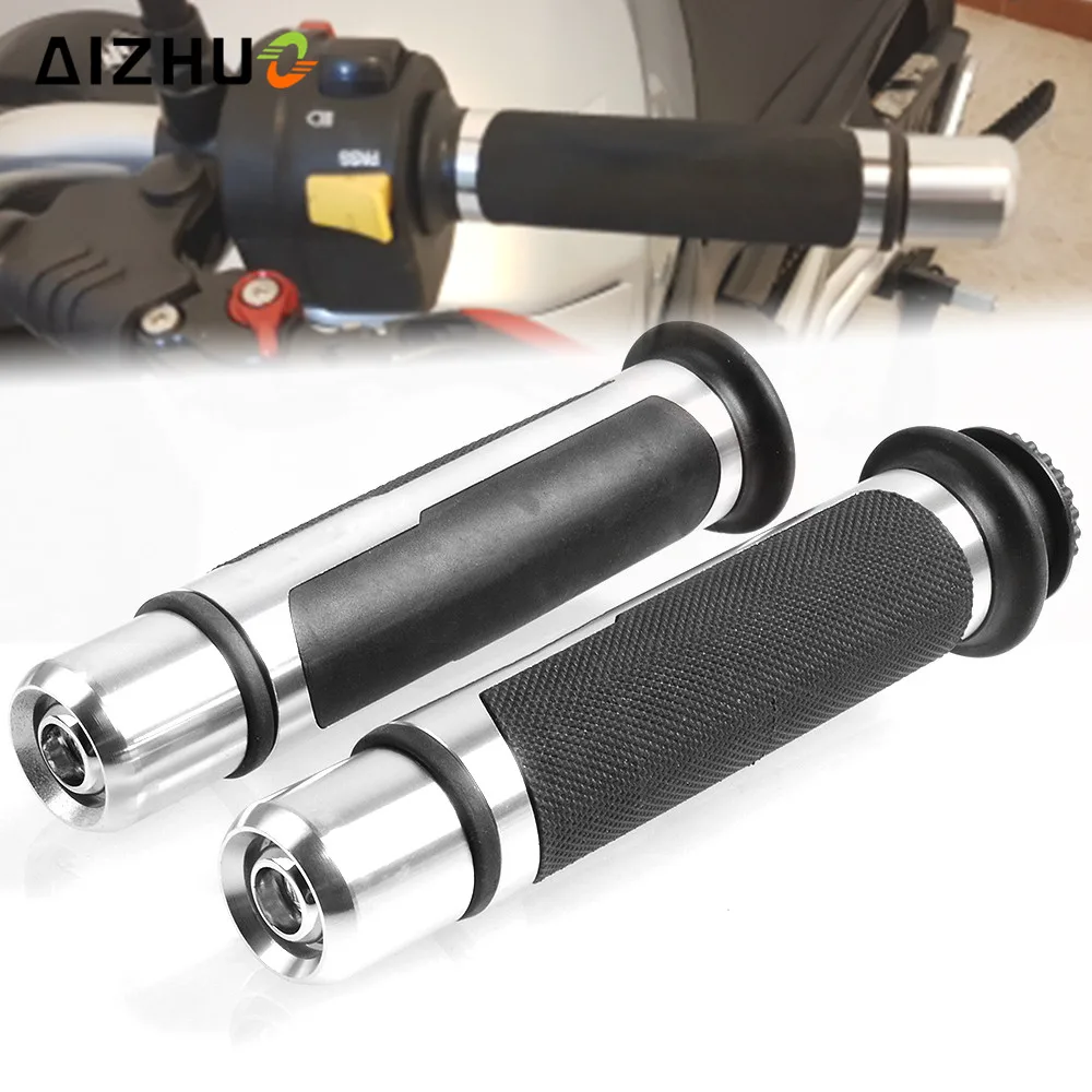 

22mm Motorcycle Handle Grip CNC Aluminum Rubber Grips For Honda CB400 DIO CB500X CB650F CB600F CB1300 NC750X NC700X VFR 800