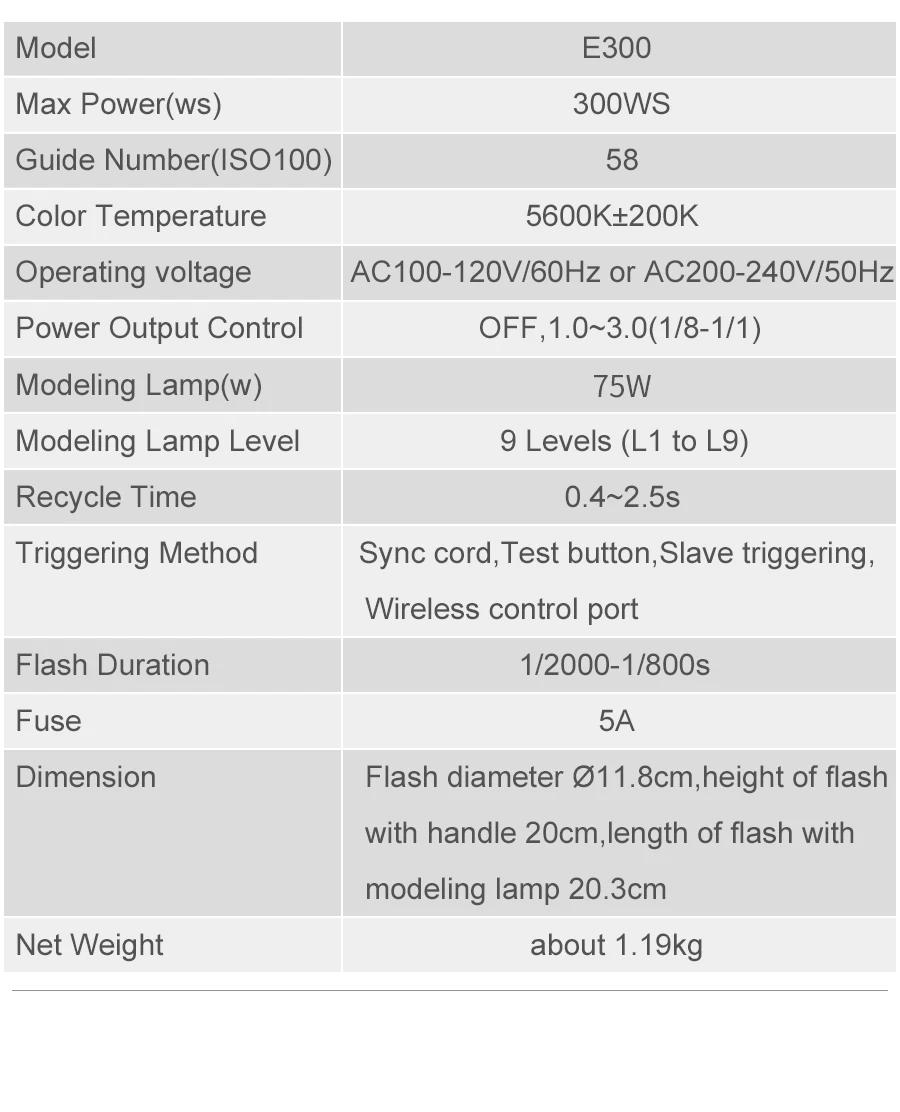 Godox 600 Вт 2x E300 вспышка света комплект с Godox AT-16 триггер и 2x моделирующая лампа и 2x50x70 см софтбокс и 2x осветительная стойка