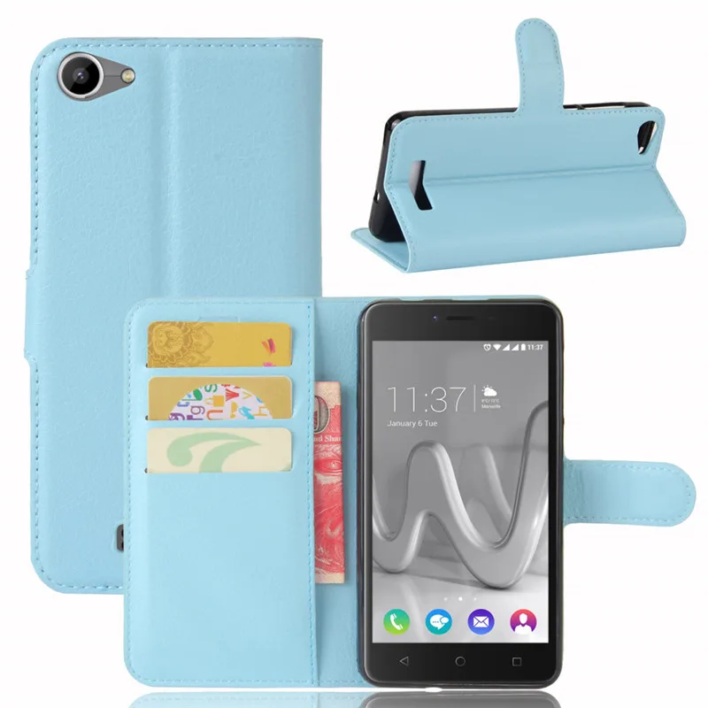 

Wallet Style PU Leather Case for Micromax Spark 2 Q334 5.0 inch Flip Leather Cover