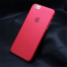 Lulumi Red Color For iPhone 6 6s 7 4.7 inch Ultra thin Case Cover Hard Plastic Cover Case For iPhone 6S Plus 7 Plus 5.5 inch C