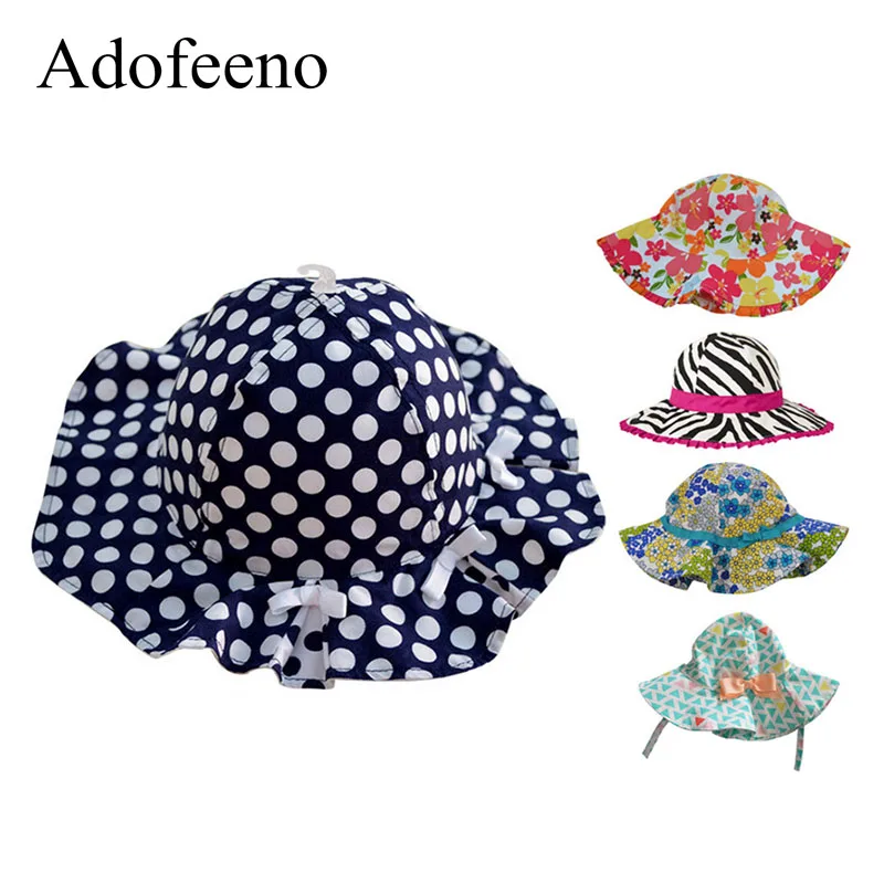 

Adofeeno New Children Sun hat Newborn Photography Props baby caps Summer Bucket Hats for children Boys Gilrs