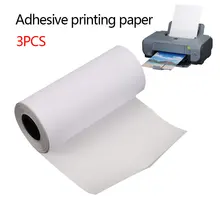 Новинка, 3 шт. самоклеящаяся бумага для печати, клейкая фотопечать для MEMOBIRD GT1 GO G3, удобный принтер 57x25 мм для офиса