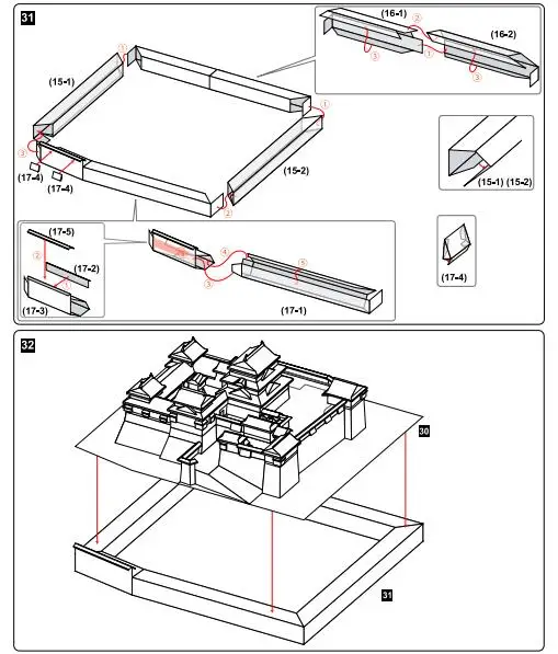 DIY замок Мацуяма, Япония Ремесло Бумажная модель 3D архитектурное здание DIY образовательные игрушки ручной работы игра-головоломка для взрослых