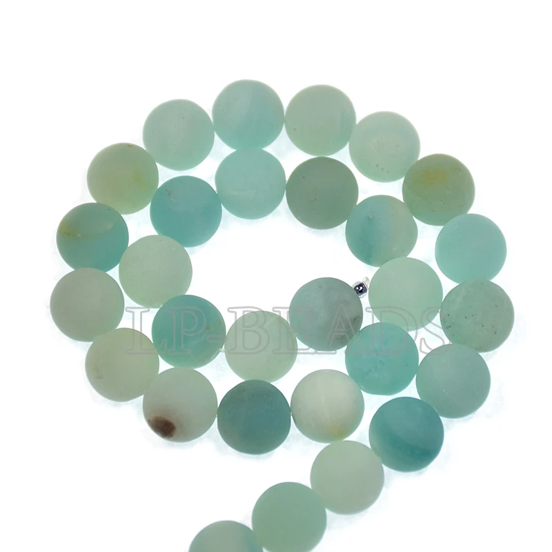 001-34a 4 6 8 10 mm Blue Amazonite