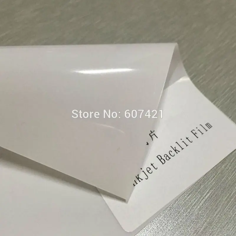 

(Pack of 10pcs) A4 Blank Eco-solvent Waterproof PET Reflective Advertising Material Inkjet Backlit Pet Film 180GSM (Not print)