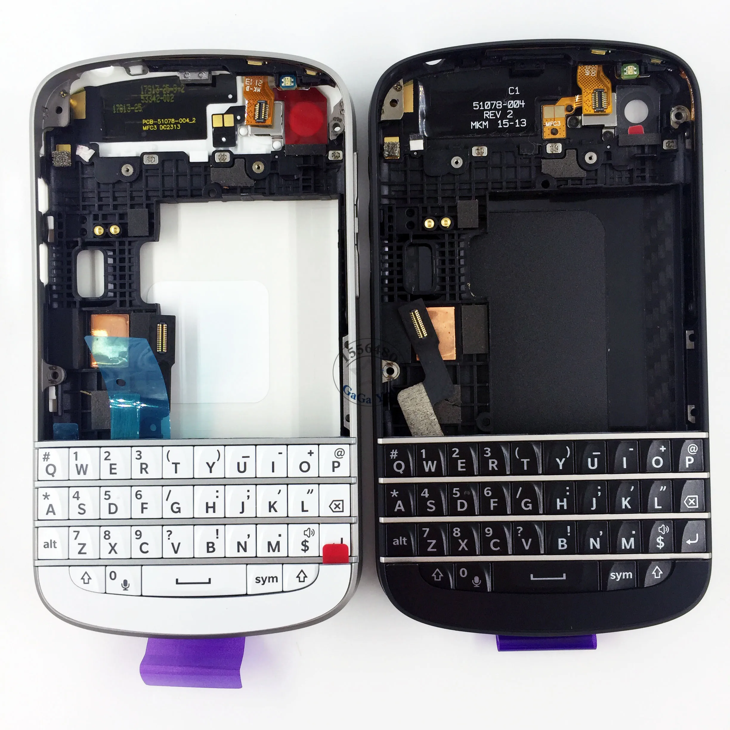 Brand New Full Housing Assembly For Blackberry Q10 Back Cover Middle Frame Front Housing Keypad Repair
