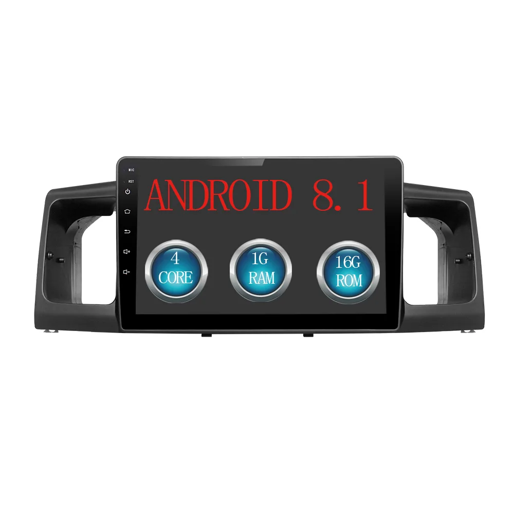 JIUYIN 9 Inch Car Multimedia Player Android 7.1 Car DVD Player Car Radio For TOYOTA Corolla E120 Radio GPS Navigation - Цвет: Серый