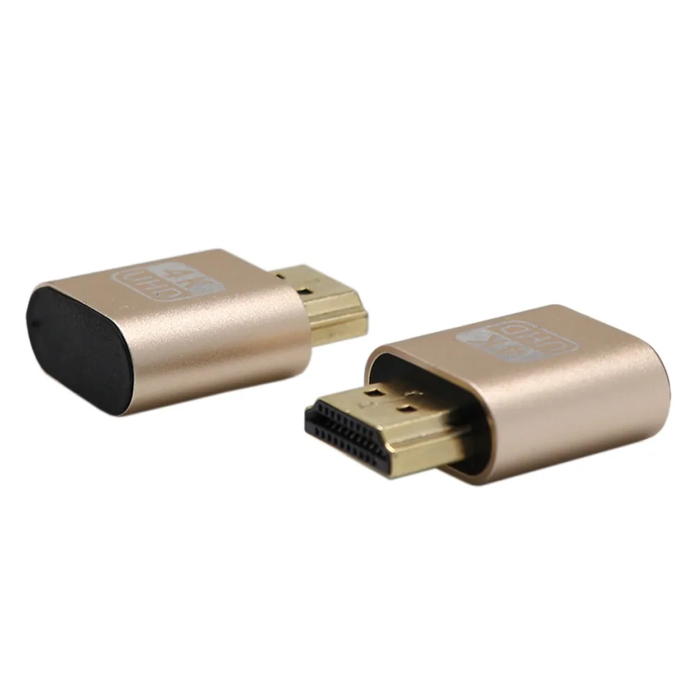 HDMI DDC EDID Teat Plug Безголовый фантомный эмулятор отображения компьютерный монитор подходит для безголовых 1920x1080 QIY24 DT