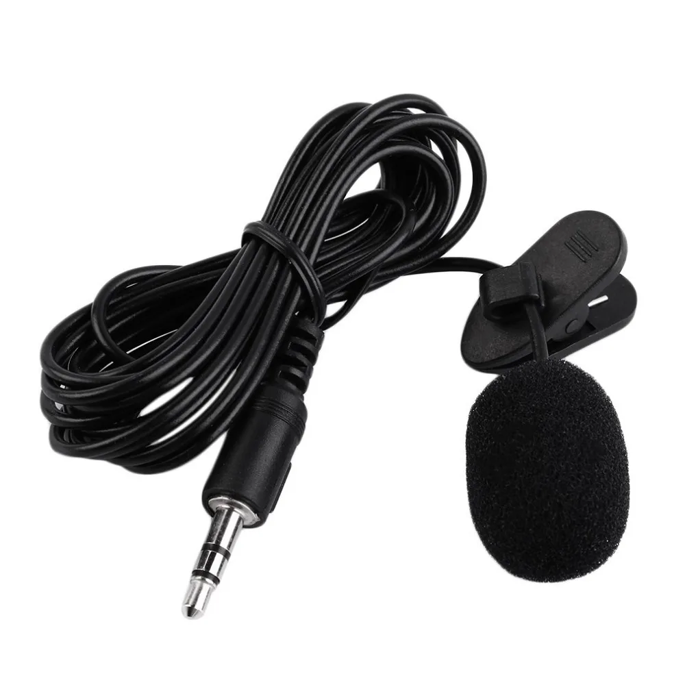 

High Quality Portable External 3.5mm Hands-free Mini Wired Clip-on Lapel Lavalier Microphone For PC Laptop Wholesale