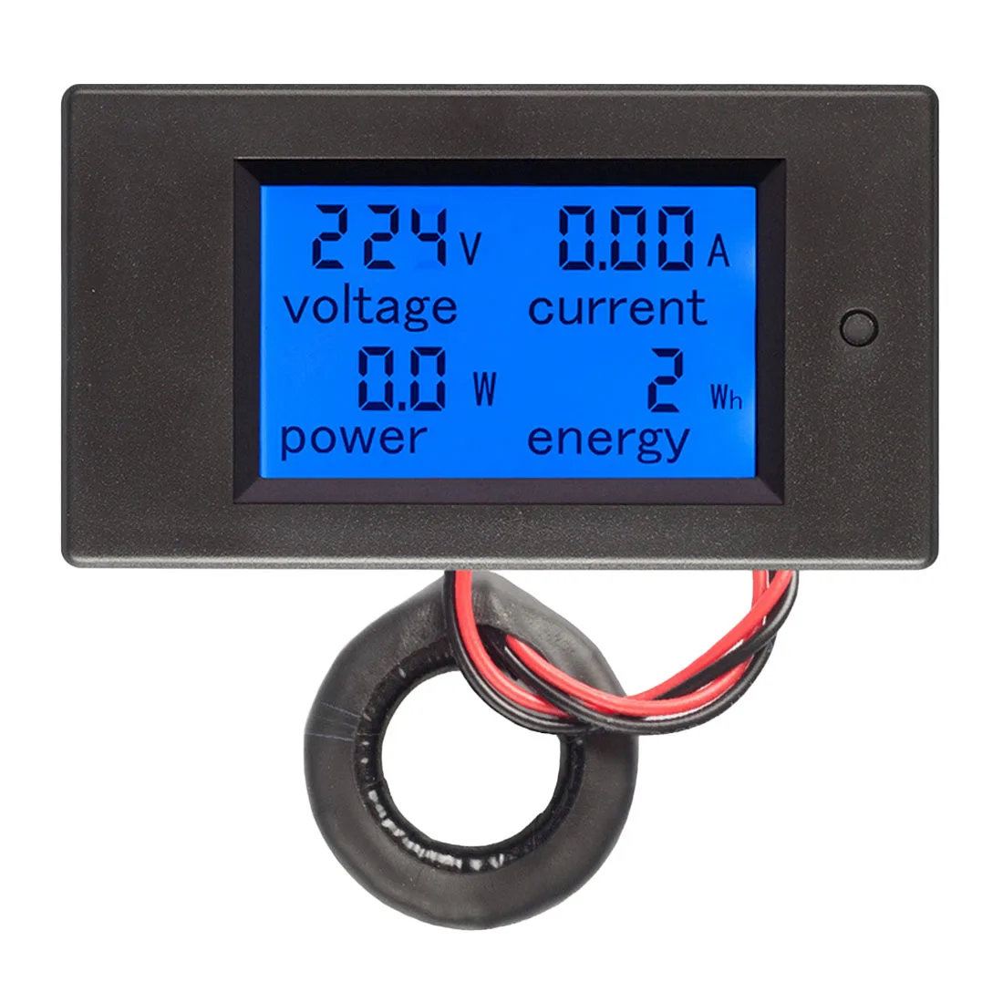 100A/80~260V Power Energy Voltmeter Ammeter Watt Current Amps Volt Meter LCD Panel Monitor AC Voltage Meters - Цвет: Closed CT