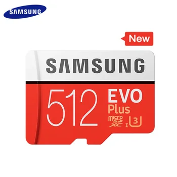 

100 Original SAMSUNG Memory Card 512GB High Speed 100 MB/S Class 10 U3 TF Cards UHS-I EVO PLUS Micro SD Card