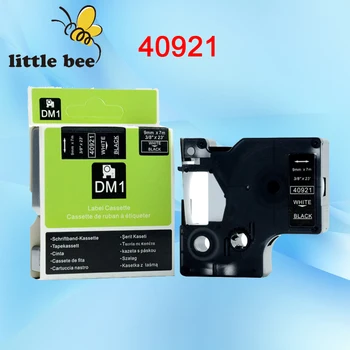 

9mm White on Black D1 Tape Cassette Tape 40921 for Dymo Label Printer Ribbon