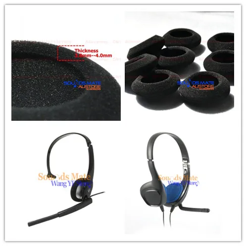 

5 Pairs of Foam Ear Pads Replacement Cushion Cover For Plantronics Audio 626 628 310 PC USB Headset Headpone