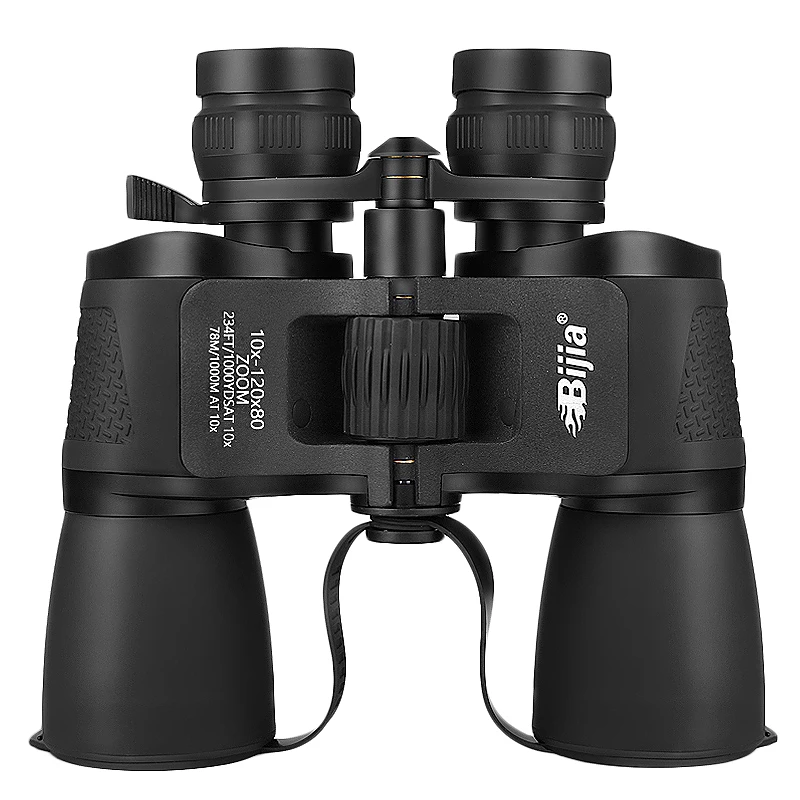 

BIJIA 10-120X80 high magnification long range zoom hunting telescope wide angle professional binoculars high definition