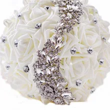 Свадебные букеты из бисера невесты Буки искусственный Casamento букет из горного хрусталя цветы для невесты